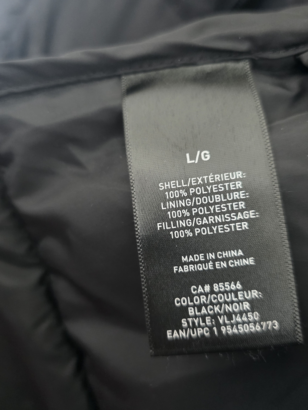 SWISS TECH Black Quilted Long Puffer Winter Coat - Women's - 36" Long - Picture 5 of 8